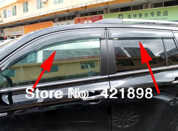 Ветряной дефлектор на окна для Toyota high Lander 2008 2009 2010 2011 2012 2013 защита от