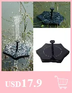 Solar Fountain Solar Water Fountain Pump Outdoor Solar Powered Bird Bath Water Fountain Pump For Pool, Garden, Aquarium