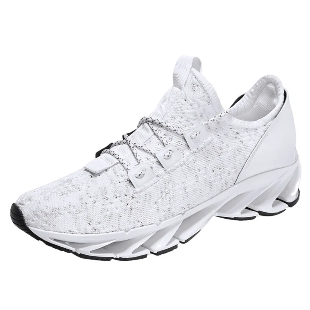 2019 Men's plus-size casual light and comfortable breathable walking shoes running outdoor sports shoes for male 40J10 (3)