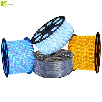 

DHL 90M/Roll AC110V 220V flexible led strip light waterproof Multicolor Rainbow tube with 8 modes for outdoor garden decoration