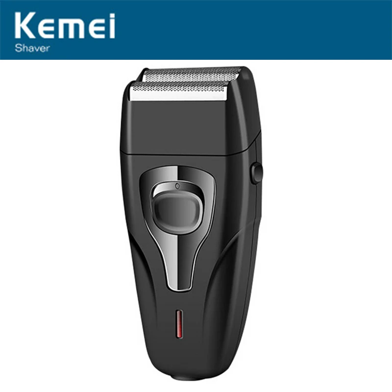 Kemei KM-1103 электрическая перезаряжаемая поршневая Мужская бритва поршневая Бритва для лица лезвие электрические бритвы уход за лицом