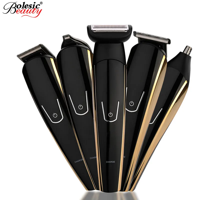 

Professional Hair Trimmer Titanium 5 in 1 smart 4d washed t razor electric charge shaved shaving knife scraper 5 blade head