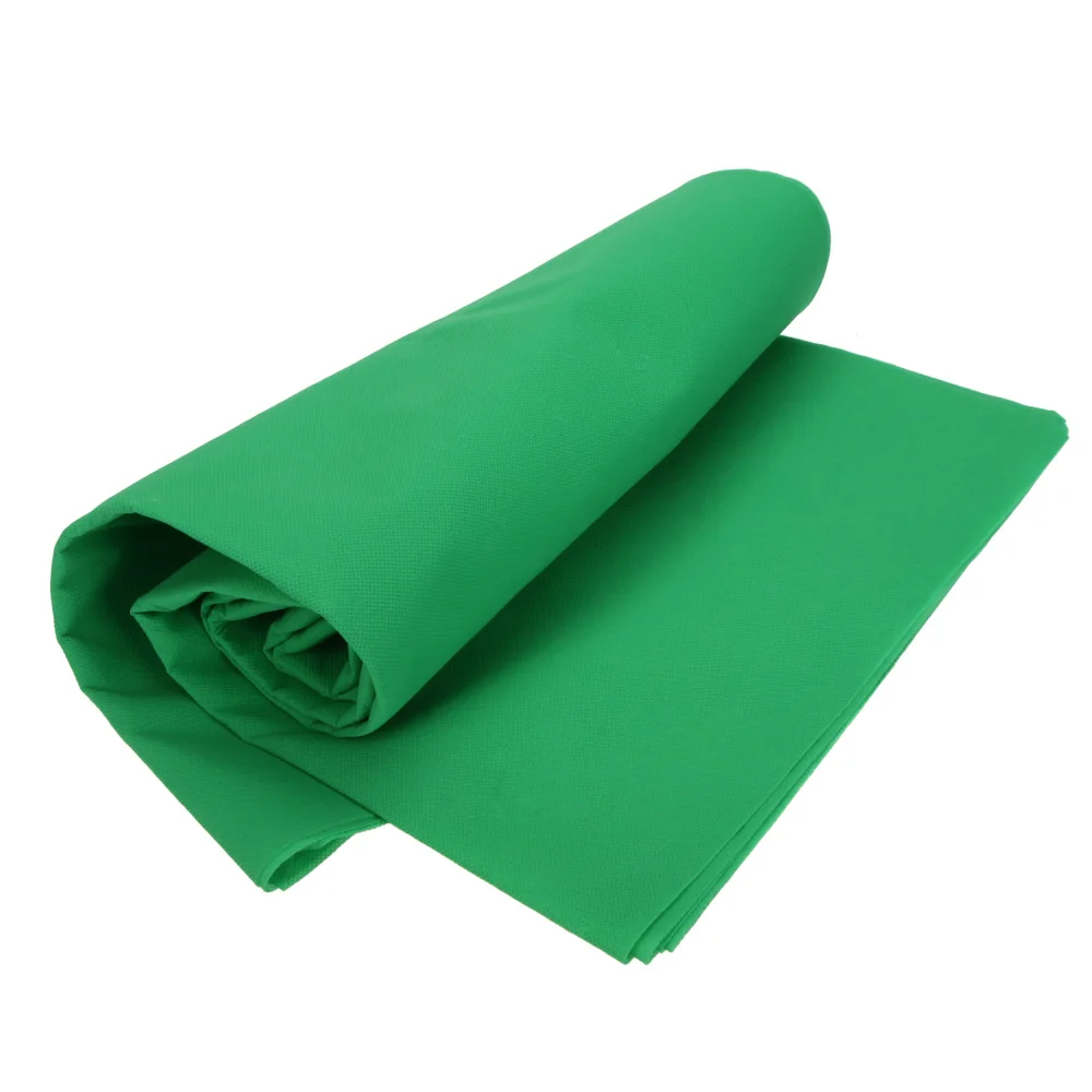 Photo Backdrop 1.6x3M / 5x10FT Studio Photography Backdrops Black White Green Screen 100% Non-woven for Studio Vedio Shooting