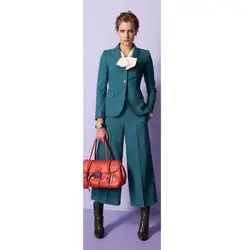 Новые женские элегантные комплекты трусов деловые рабочие костюмы женские длинные рукава блейзер женские брюки офис костюм на заказ