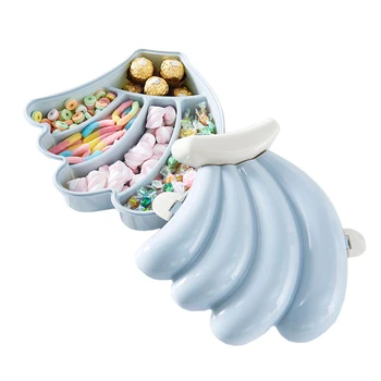 

Banana Shape Food Storage Box Dry Fruit Snacks Seeds Candy Plastic Storage Box Sort Sealed Box Home Rangement Tray Organizer