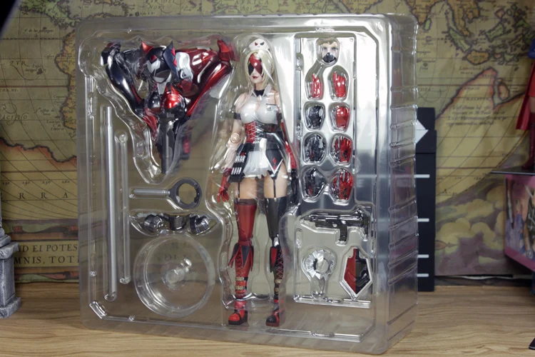 Оригинальные Play Arts Kai DC Harley Quinn фигурки ПВХ игрушки аниме фильмы Бэтмен Playarts