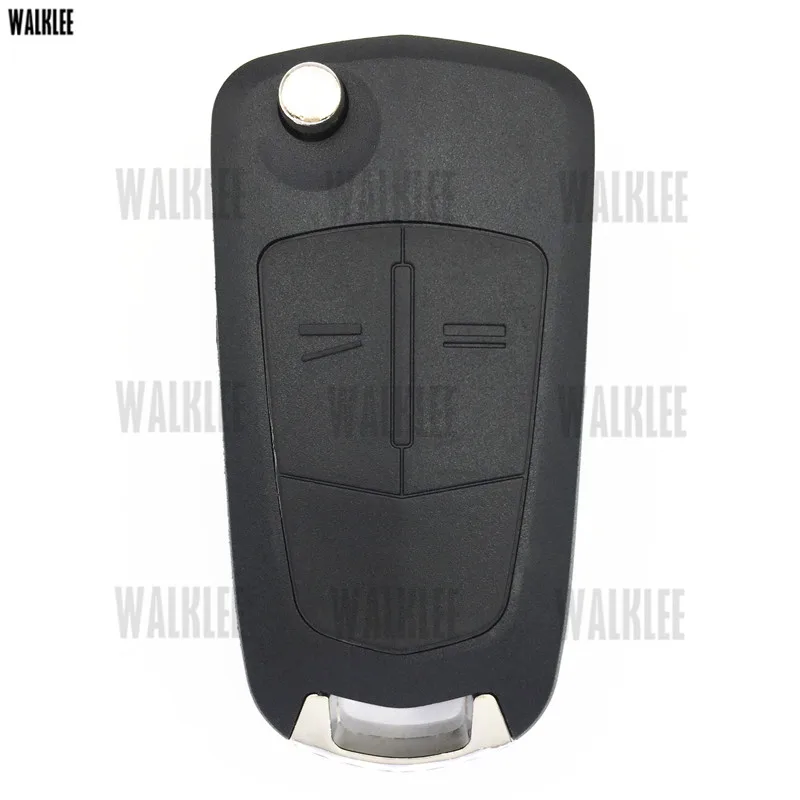 WALKLEE дистанционный ключ 2 кнопки подходит для Opel/Vauxhall Signium(2005-2007) Vectra C(2006-2008) 433 МГц ID46 PCF7946