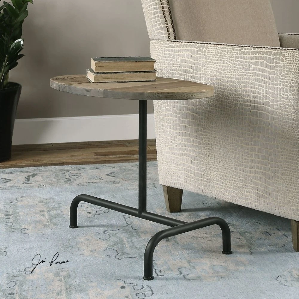 Martez Industrial Accent Table (1)