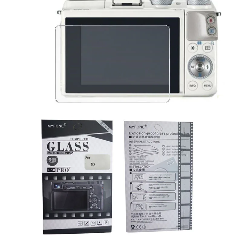 Camera Tempered Glass Screen Protector For Canon M2 M3 M5 M6 M10 M50 M100 N2 SX410 IS SX500 | Электроника