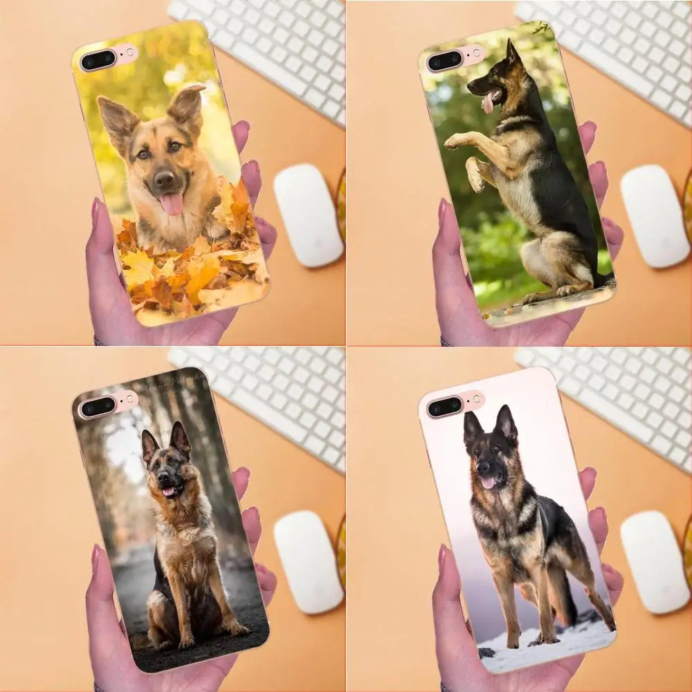 Сотовый Чехол для Sony Xperia Z Z1 Z2 Z3 Z4 Z5 compact Mini M2 M4 M5 T3 E3 E5 XA XA1 XZ Premium немецкая овчарка