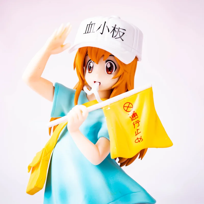 Anime Cells at Work White Blood Cell Red Blood Cell Hataraku Saibou Actions Figure  (12)