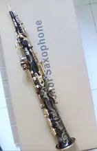 France Selmer Straight Soprano B Saxophone Anniversary Henry Reference 54 Black Nickel Gold Soprano Sax Straight Instrument