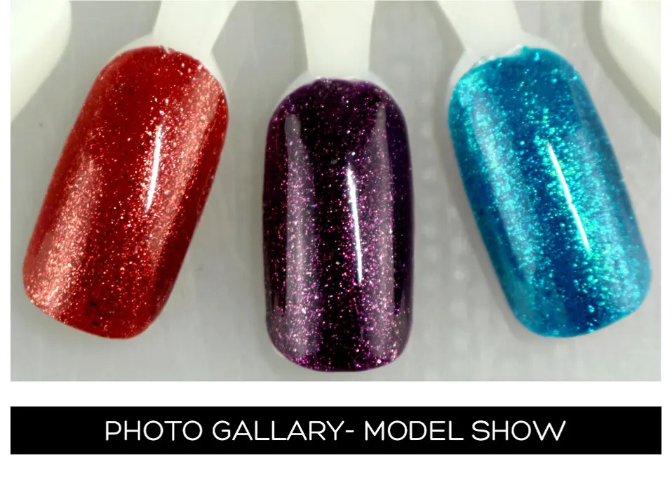 Beautilux Brand 1pc Winter Collection Bling Diamond Rainbow Holographic Glitter Sparkling Gel Nail Polish Nails Gel Varnish 10ml (3)