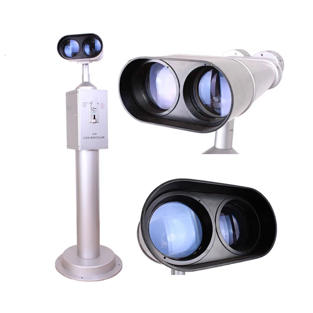 Cheap High Leavel 25X/40X outdoor viewing coin binoculars giant telescope large coin binocular telescope coin operated binoculares