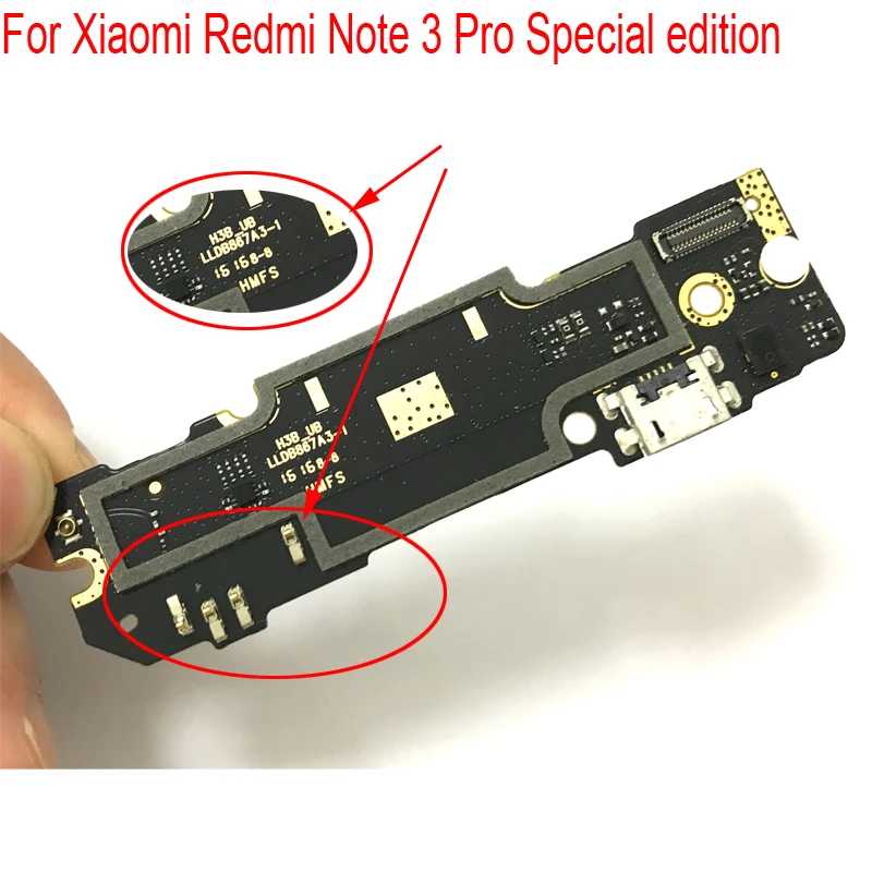 USB порт зарядное устройство док разъем гибкий кабель для Xiaomi Redmi Note 3 Pro Se 152 мм специальное издание плата с зарядным портом