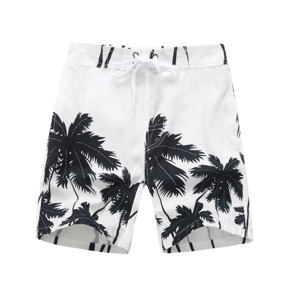 Boys Summer Seaside Boardshorts Fashion Coconut Palm Print Kids Short