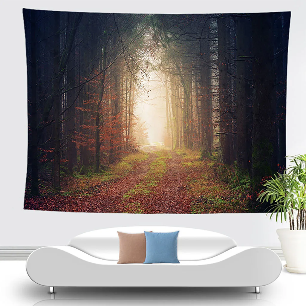 

2019 household products exquisite and good-looking Beautiful Scenery Scene Home Textile Wall Tapestry practical Home Decor