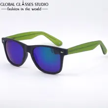 Лидер продаж, Специальное предложения пилот черно-зеленая оправа из ацетата петля для Для мужчин солнцезащитные очки с оправой, C011