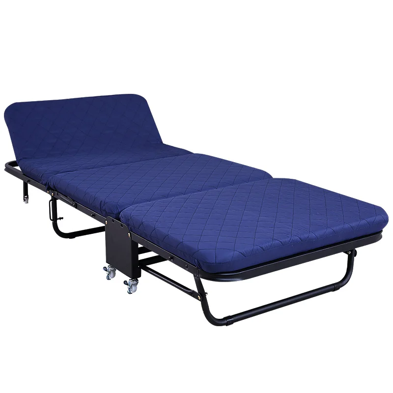 Раскладная кровать, дополнительная кровать для отеля - Цвет: blue W65cm