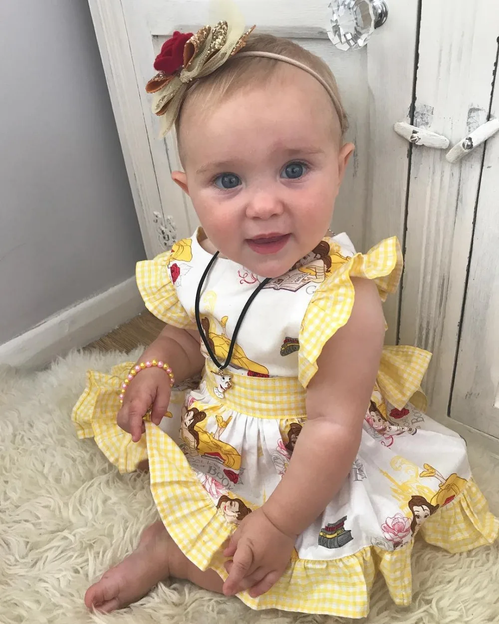 new 2019 July 4th dress Summer girl kids wear milk silk dress children boutique clothing with