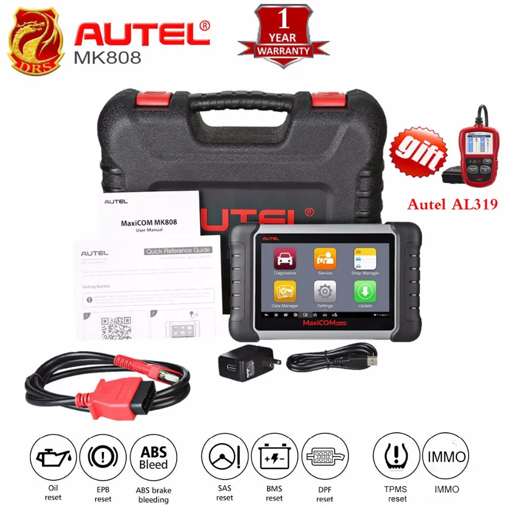 Autel MaxiCOM MK808 MX808 Automotive Scanner OBD2 OBDII Car Diagnostic Scanner Universal Tool Full Systems Auto Code Reader ABS Autel MaxiCOM MK808 MX808 Automotive Scanner OBD2 OBDII Car Diagnostic Scanner Universal Tool Full Systems Auto Code Reader ABS