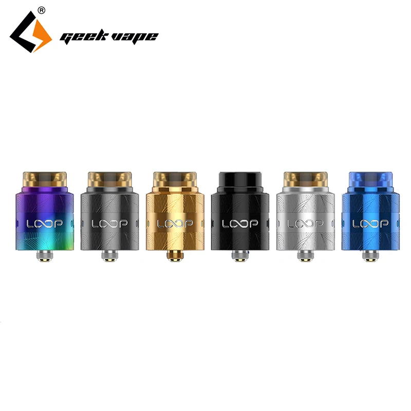 Оригинальный Geekvape Loop V1.5 RDA 24 мм с уникальной лазерной татуировкой W shaped build deck Vape