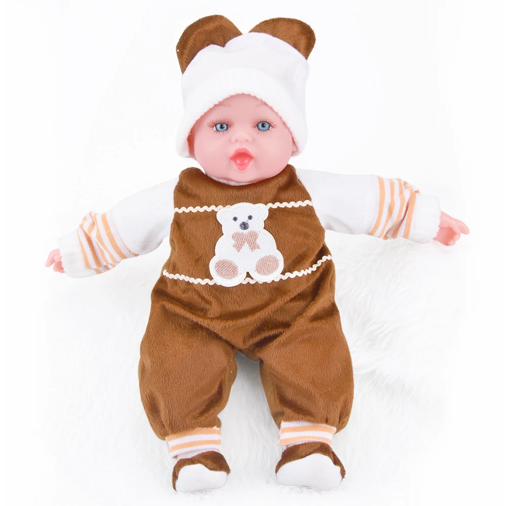 SHENGBOAO мини Reborn Baby куклы 35 см 13 8 дюймов мягкие ручной работы спальный мальчик