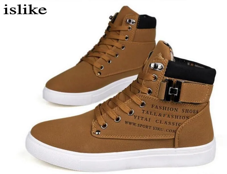 Brand Outdoor Shoes Fashion Breathable High Top Canvas Shoes spring ...