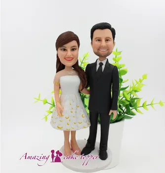 

2019 AMAZING CAKE TOPPER Toys Simple love for your husband and wife statue Groom Gifts Ideas Customized Figurine Valentine's Day