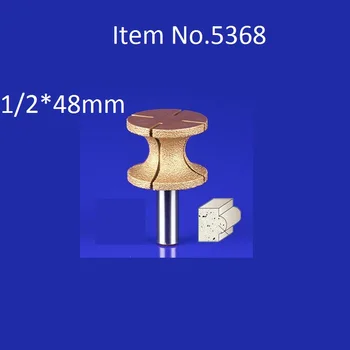 

1PC 1/2*48mm CNC Engraving Bits Diamond Sand Diamond End Milling Cutter On Cutting Trimming Bevel Heads