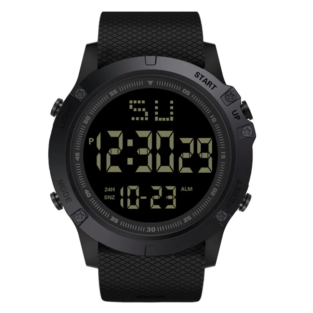 Мужские часы спортивные цифровые светодиодный водонепроницаемые наручные часы Роскошные Мужские Аналоговые Цифровые армейские стильные мужские электронные часы