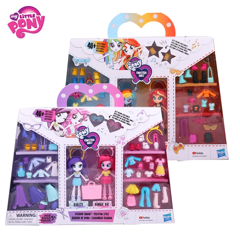 

Original My Little Pony Fashion dolls best friends Rainbow Dash Sunset Action Figures Toys For Baby Birthday Gift Girl Bonecas