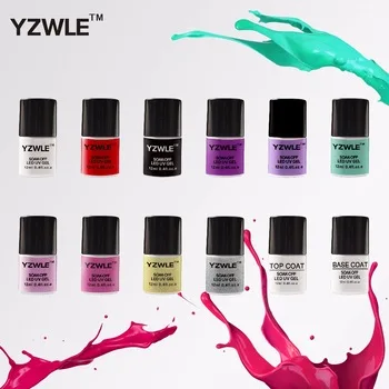 WUF 1pcs LED UV Gel Nail Polish 12ml Gelpolish Nail Art Fashion Colors Optional