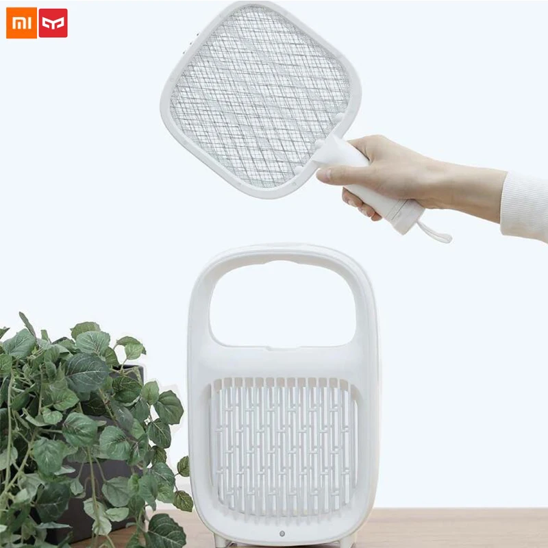 

New Xiaomi Yeelight Electric Mosquito Swatter Layers Mesh Electric Handheld Mosquito Killer Insect Fly Bug Mosquito Killer