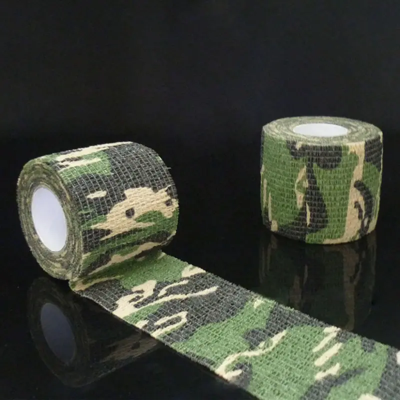 Outdoor 5CMx4.5M Camo Hunting Camping Camouflage Stealth Tape Waterproof Wrapswrap evening