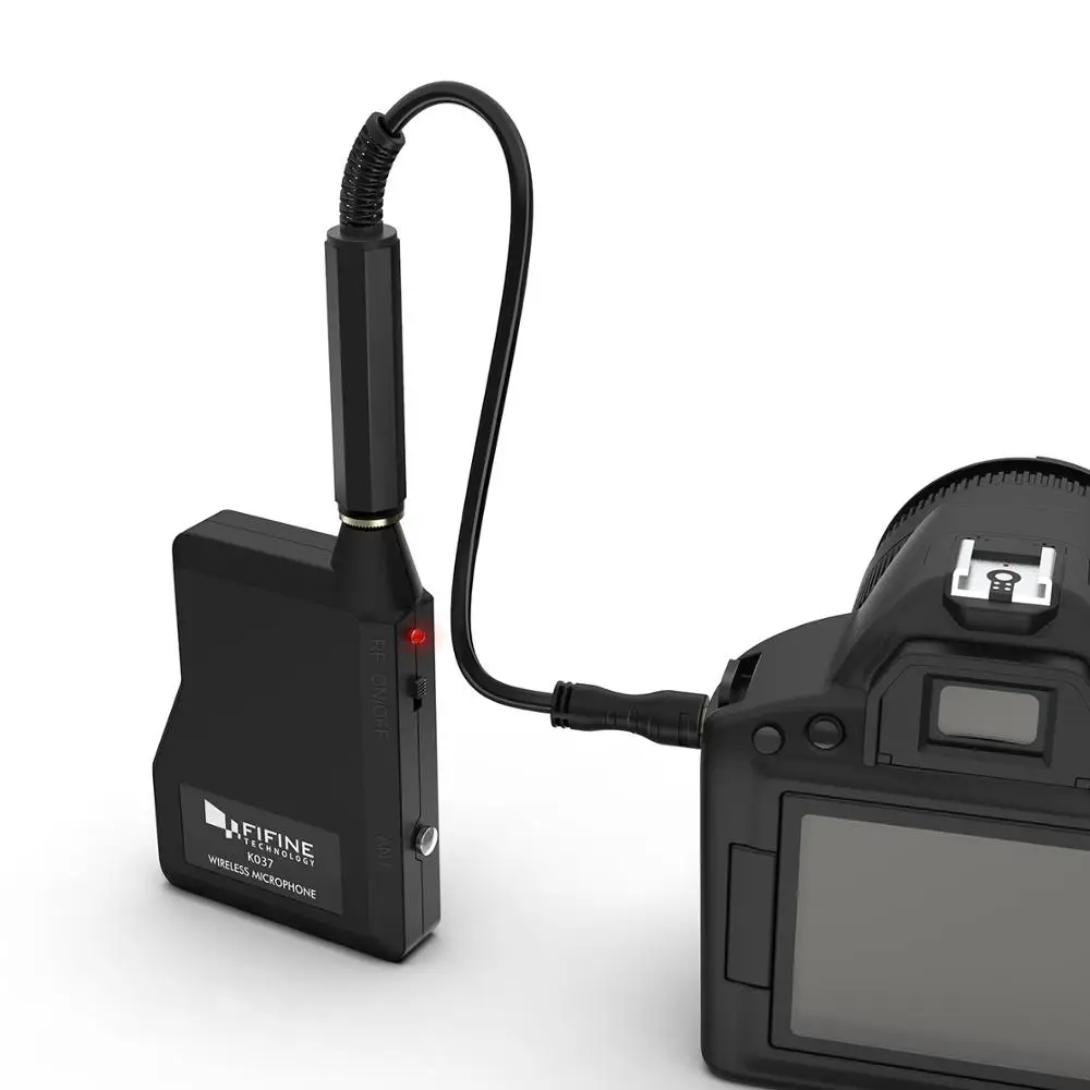 Sistema sem Fio do Microfone da Lapela da Frequência Canais com Transmissor do Bodypack Microfone da Lapela Ultraelevada de 20 Fifine Mini Receptor Portátil & - Image 6