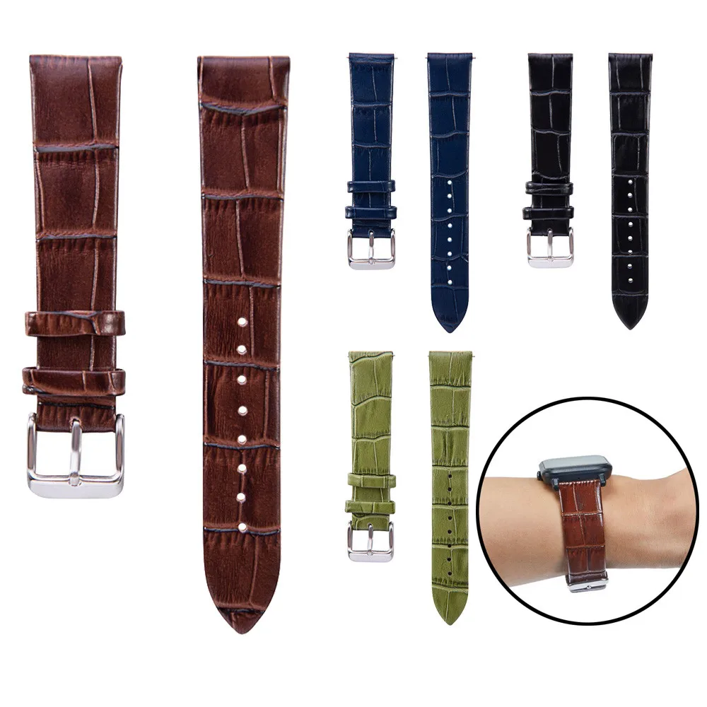 22 мм новый высококачественный модный кожаный ремешок для часов Huami Amazfit Bip Youth Watch