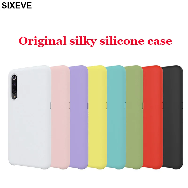 

Luxury Origin Liquid Silicone Soft Case For Xiaomi Redmi 4X 5A Redmi 5 6A S2 Note 4X Global Version Cell Phone Candy color Cover