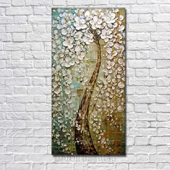 

Free Shipping Cheap Modern Canvas Art Oil Paintings On Canvas Painting Wall Picture for Living Room Decoration Flower No Framed