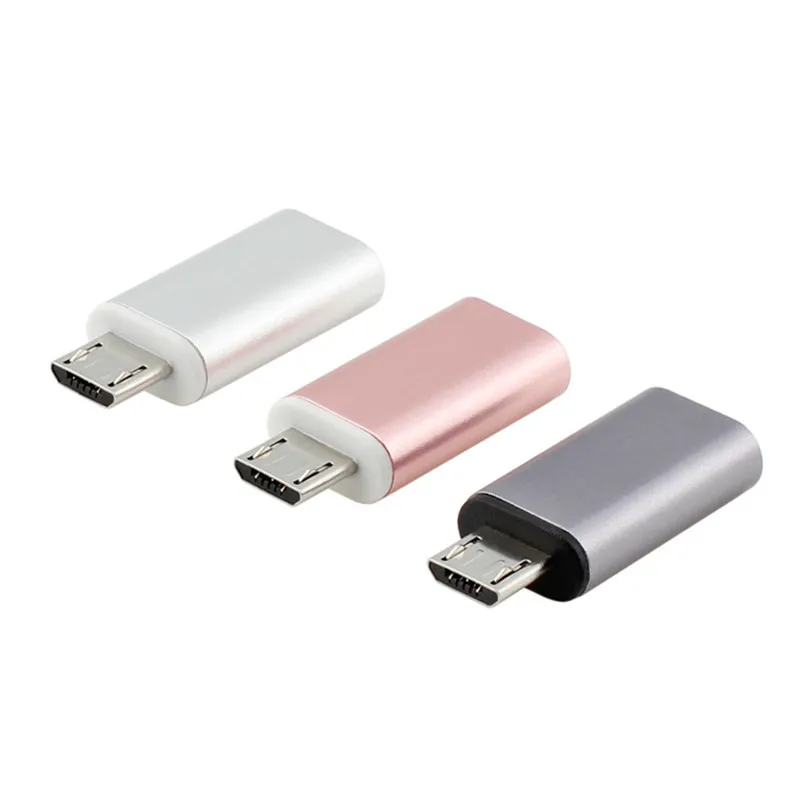 

USB3.1 USB-C Type-C Female to Micro USB 2.0 5Pin Male Data Adapter with Alloy shell for Tablet & Mobile Phone