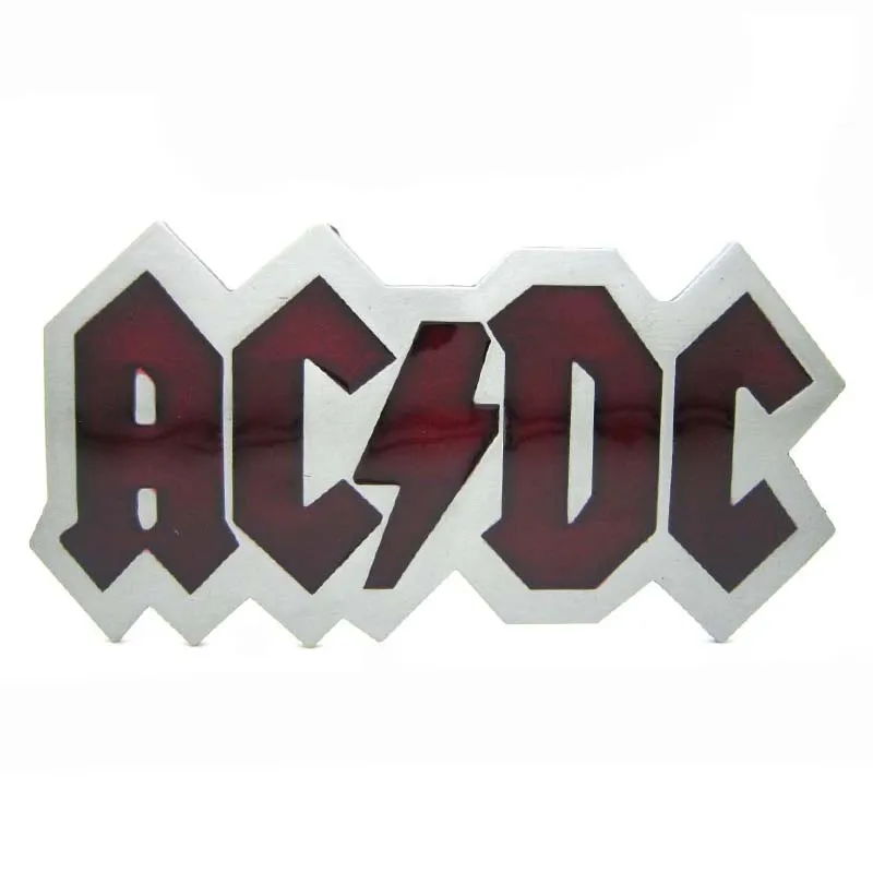

Clear Red ACDC Embossed Rock Heavy Metal Music Belt Buckle
