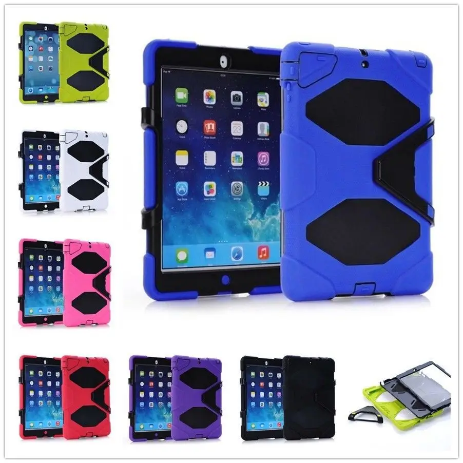 

Rugged Heavy Duty Case for apple ipad 2 3 4 Shockproof Droproof Cover Case with Kickstand