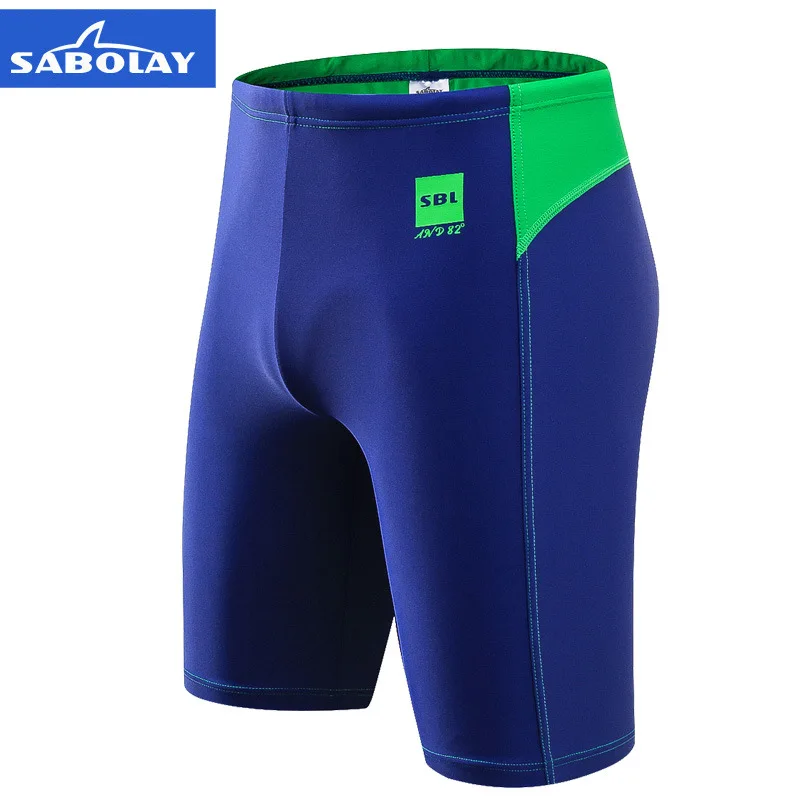 SOBALAY Plus Size Men Swimwear Swimsuit 2019 New Surf Trunks Boxer Mens