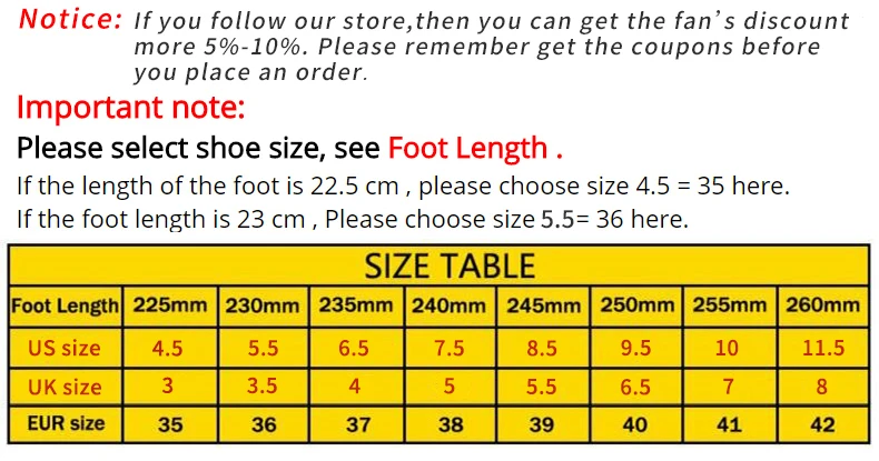 women size - 