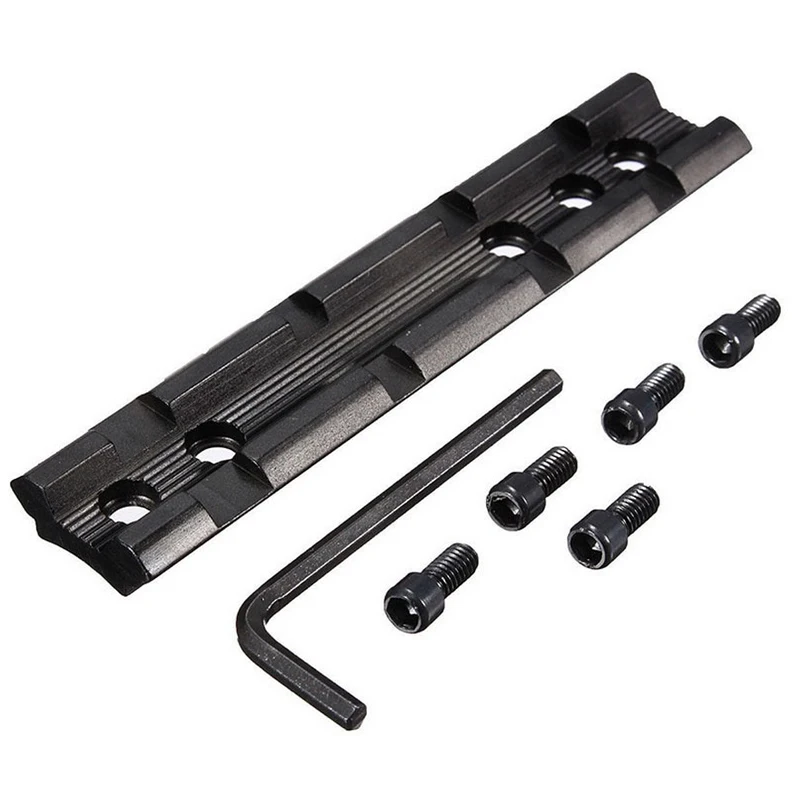 

Tactical Curve Underside 20mm Picatinny Rail Base Converter 100mm Weaver Rail Mount Base For Hunting Rifle Scope Flashlight.