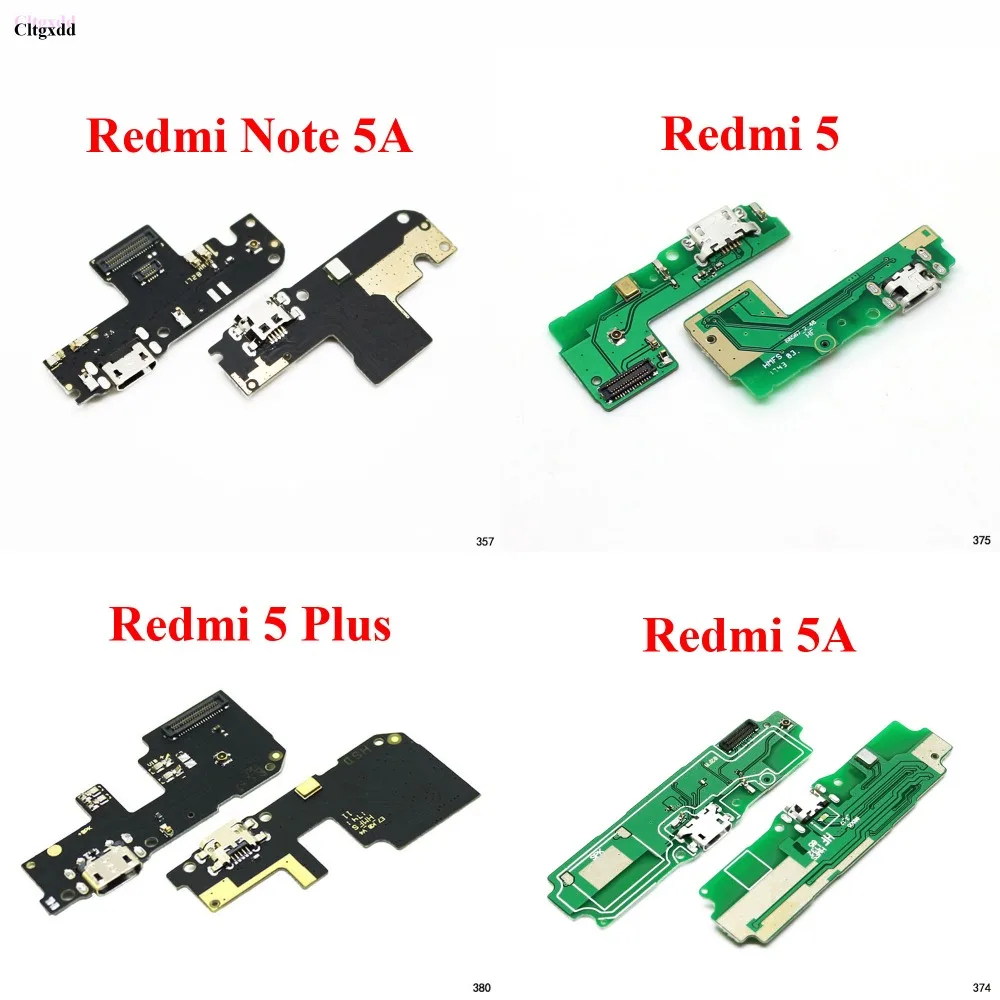 Cltgxdd usb порт зарядки док-станция разъем зарядки плата с микрофоном Микрофон для Xiaomi Redmi 5 Plus Note 5A 5