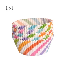 BAKEST 1000 шт. за лот 4.5 дюймов Радуга красочные выпечки сдобы торт Бумага чашки для Свадебные украшения