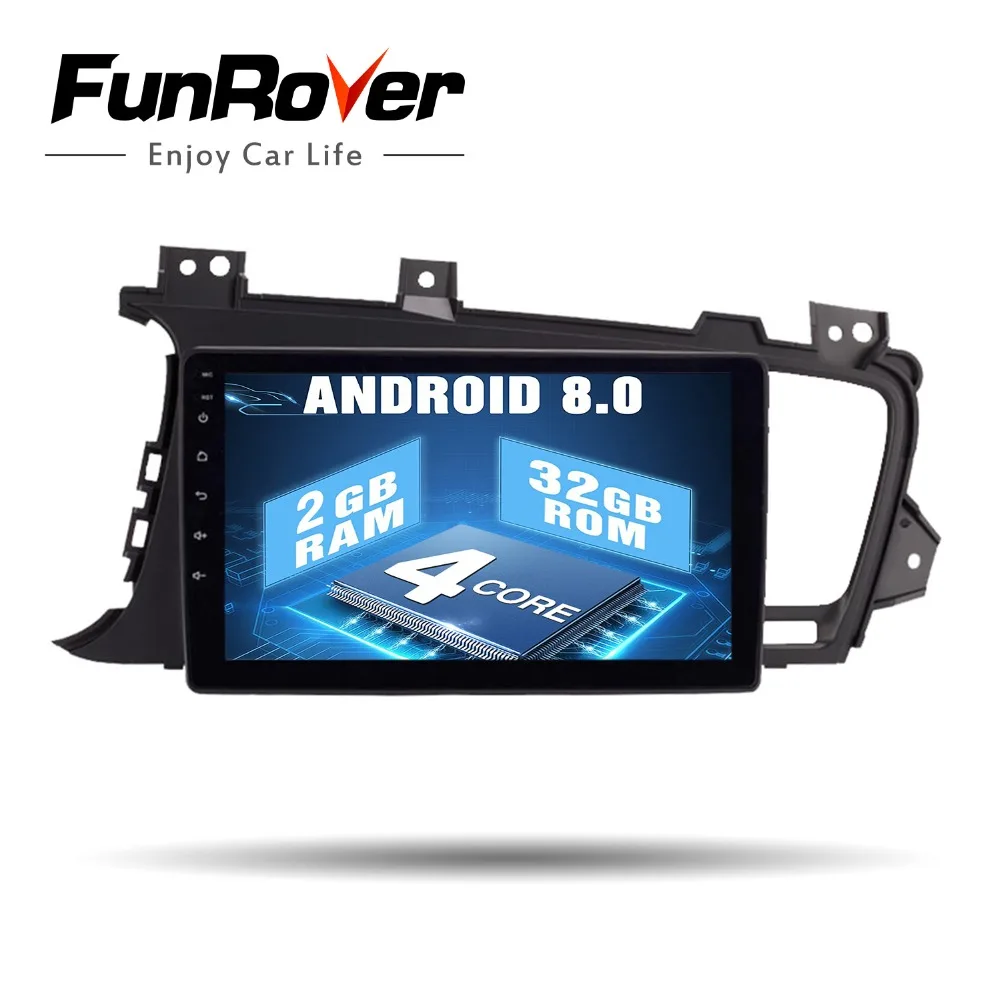 

Funrover Android 8.0 2 din car dvd multimedia player for Kia K5 Optima 2011-2015 radio GPS Navigation stereo Autoradio wifi RDS