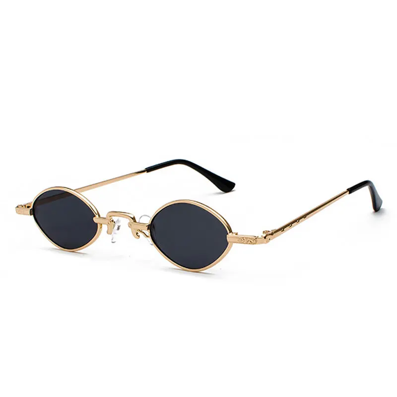 

Fashion Design Small Frame Sunglasses Classic Women Oval Sun Glasses UV400 Eyewear Men Mirror Coating Shades Gafas Oculos de sol