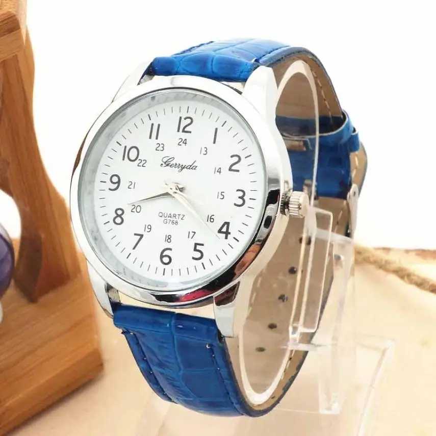 Montres Femmes часы с бриллиантовым браслетом женские модные кожаные Наручные часы Мужские кварцевые часы женские часы Relogio Feminino# S
